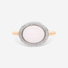 Mimi Milano Leela 18K White & Rose Gold, White Agate Ring Sz. 6.5 A316C8A1B - THE SOLIST - Mimi Milano