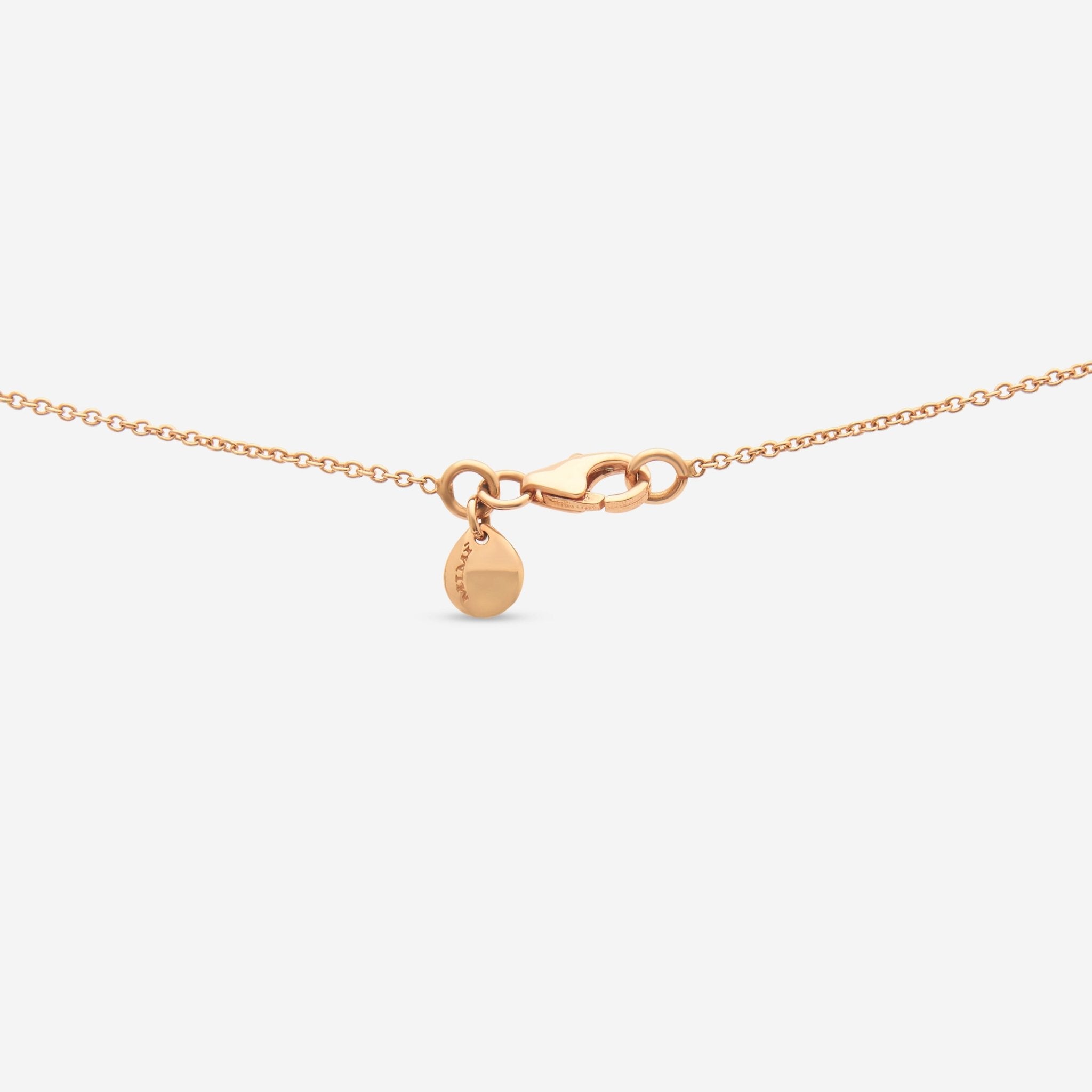 Mimi Milano Mila Primavera 18K Rose Gold, Chalcedony and Milky Rose Quartz Pendant PX901R8XB - THE SOLIST - Mimi Milano