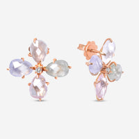 Mimi Milano Mila Primavera 18K Rose Gold, Multi - Stone Drop Earrings OX901R8XB - THE SOLIST - Mimi Milano