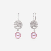 Mimi Milano Ognibene 18K White Gold, Diamond & Pearl Drop Earrings O061A03