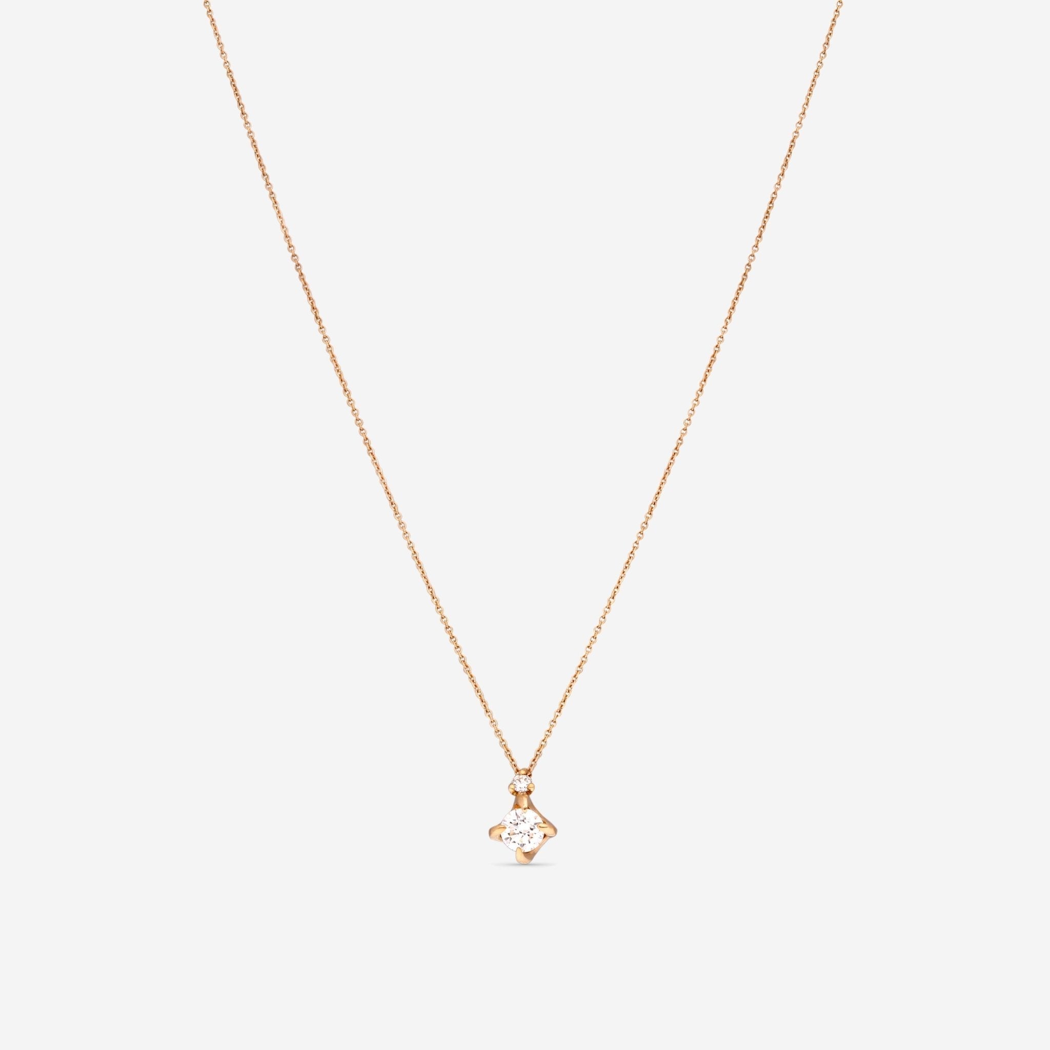 Mimi Milano Vega 18K Rose Gold & Diamond Pendant Necklace P614R8B