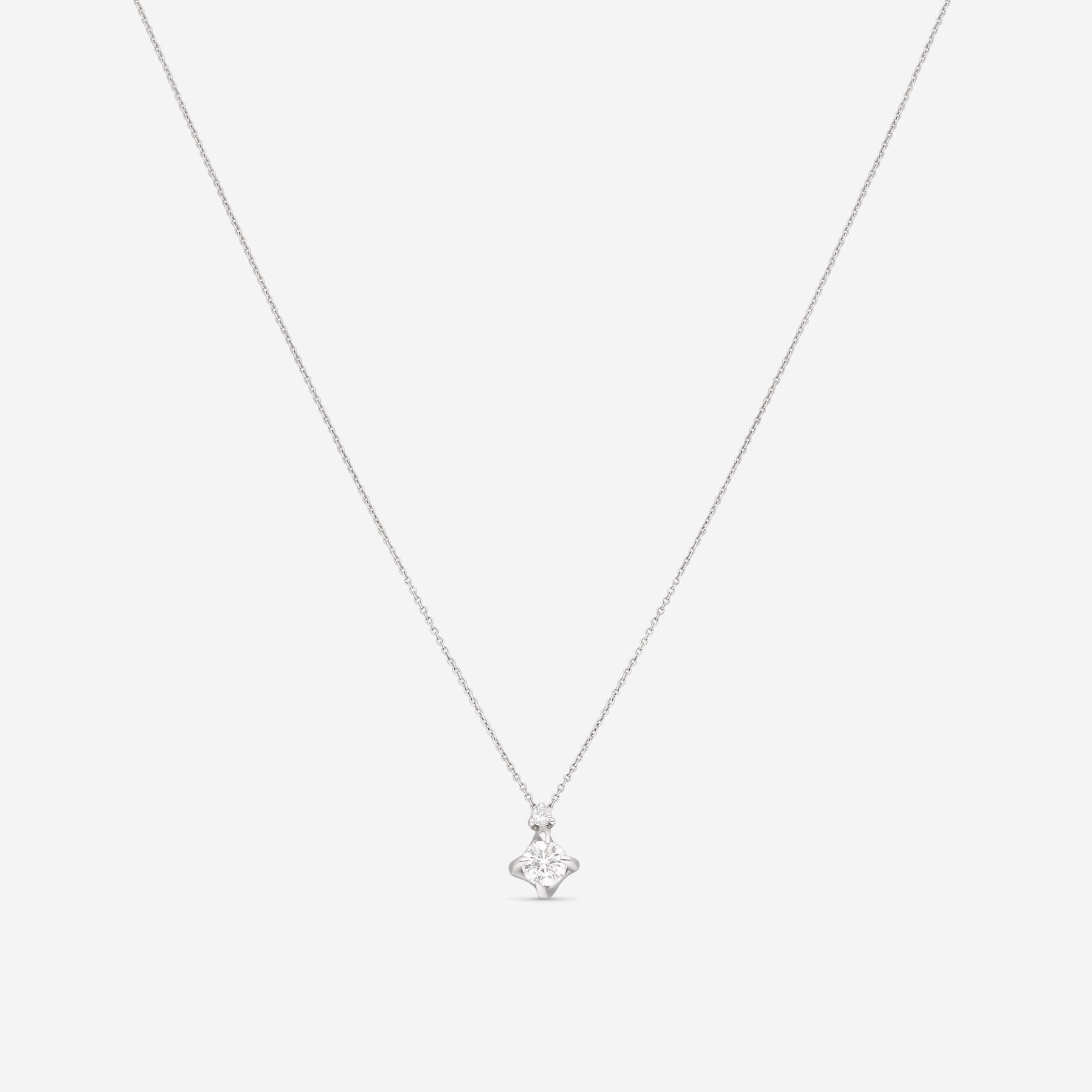 Mimi Milano Vega 18K White Gold & Diamond Pendant P614B8B - THE SOLIST - Mimi Milano