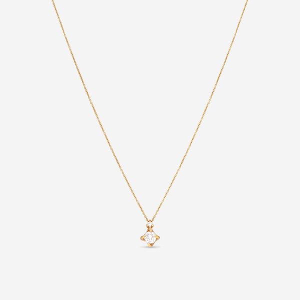 Mimi Milano Vega 18K Yellow Gold & Diamond Pendant Necklace P614G8B - THE SOLIST - Mimi Milano