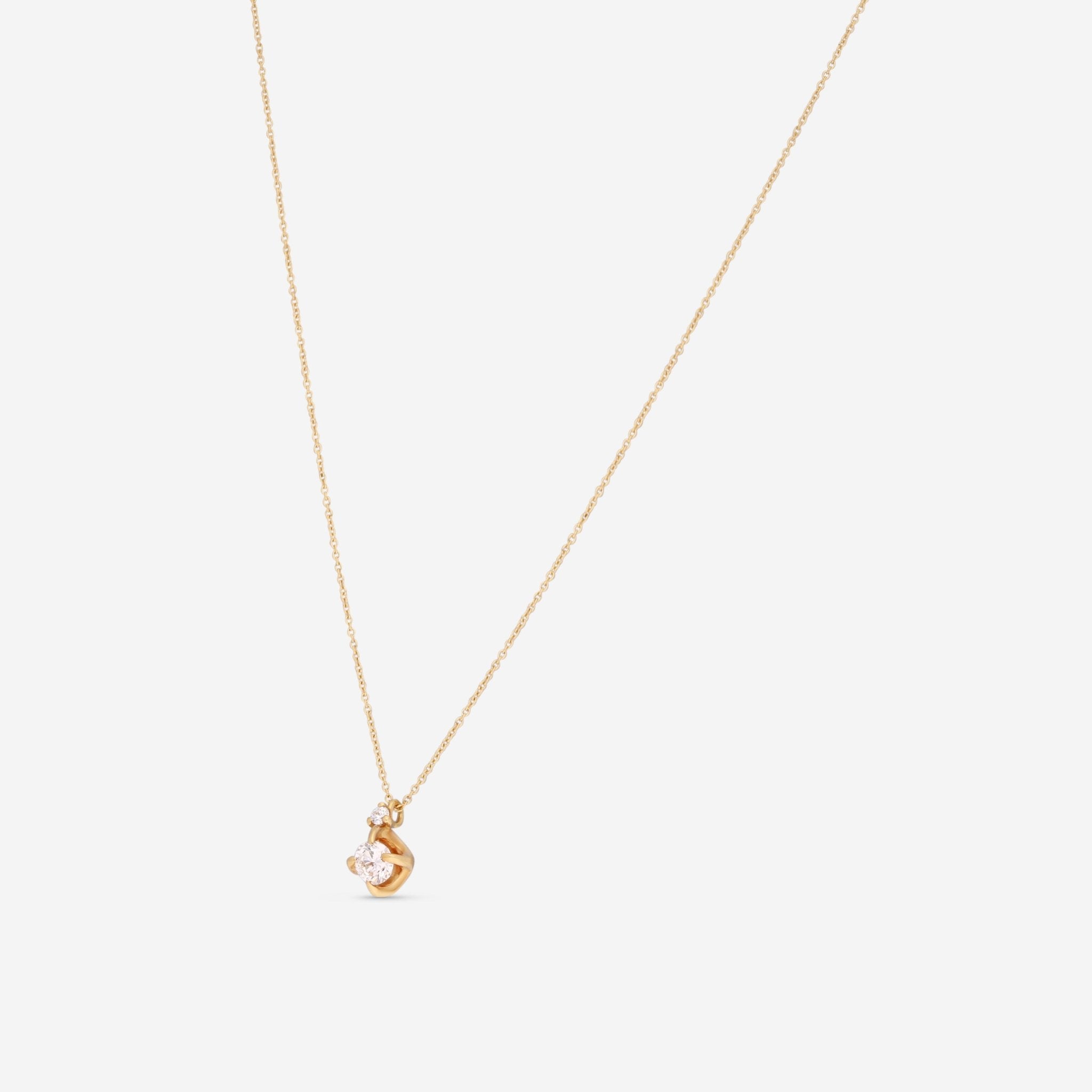 Mimi Milano Vega 18K Yellow Gold & Diamond Pendant Necklace P614G8B - THE SOLIST - Mimi Milano