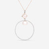 Mimi Milano Victoria 18K White Gold, Cultured Pearl & Diamond Pendant Necklace P586C1B - THE SOLIST - Mimi Milano