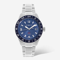 Montblanc 1858 GMT Staİnless Steel Automatic Men's Watch 129616 - THE SOLIST - Montblanc