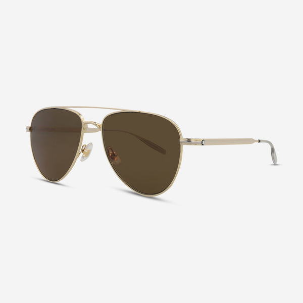 Montblanc Aviator Metal Men’s Sunglasses MB0235S - THE SOLIST - Montblanc