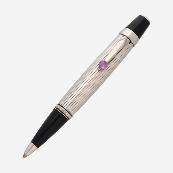 Montblanc Boheme Je Taime Pink Heart Silver Ballpoint Pen 7301 - THE SOLIST - Montblanc