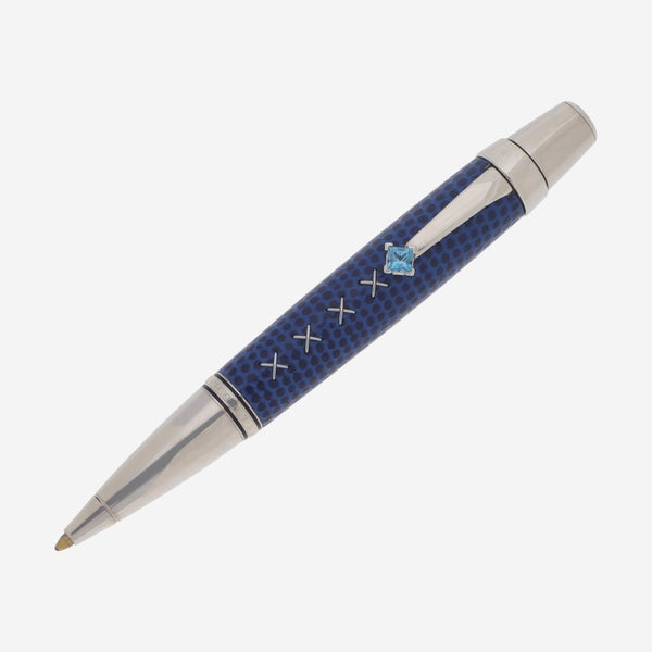 Montblanc Boheme Jewels Light Blue Topaz Blue Ballpoint Pen 9932 - THE SOLIST - Montblanc