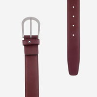 Montblanc Classic Line Burgundy Saffiano Print Leather 35mm Belt 109755 - THE SOLIST - Montblanc