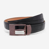 Montblanc Contemporary Line Black Embossed Leather 30mm Belt 106156 - THE SOLIST - Montblanc