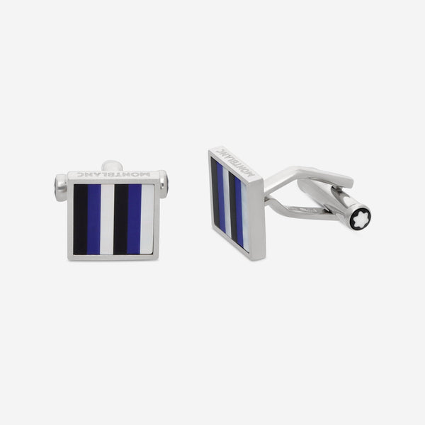 Montblanc Contemporary Stainless Steel Cufflinks 109500 - THE SOLIST - Montblanc