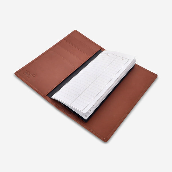 Montblanc Diaries & Notes Chocolate Leather Vertical Diary 9513 - THE SOLIST - Montblanc