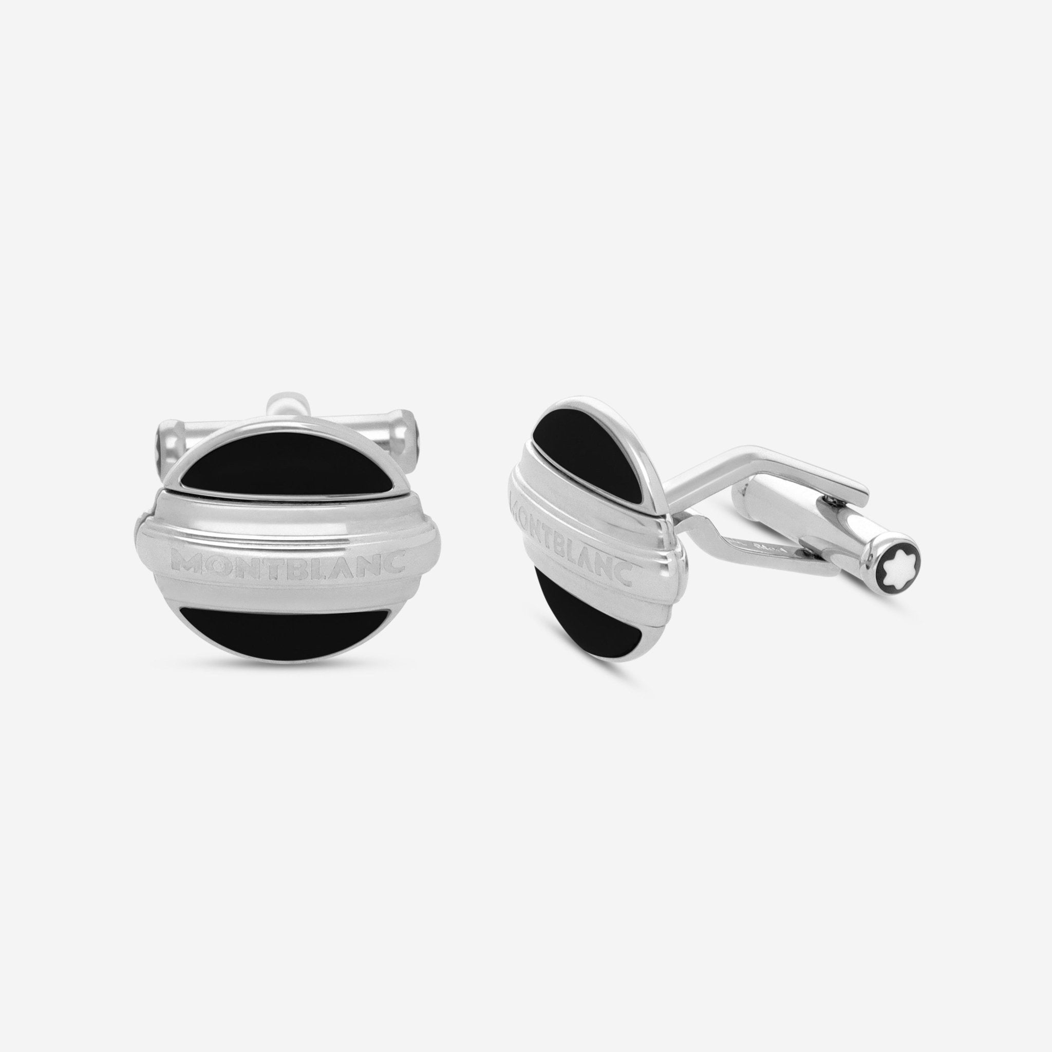 Montblanc Heritage Elegance Stainless Steel Round Cufflinks 109775 - THE SOLIST - Montblanc