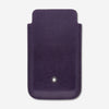 Montblanc La Vie De Boheme Purple Leather Smartphone Case 109191 - THE SOLIST - Montblanc