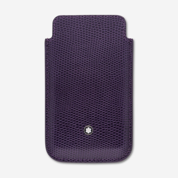 Montblanc La Vie De Boheme Purple Leather Smartphone Case 109191 - THE SOLIST - Montblanc