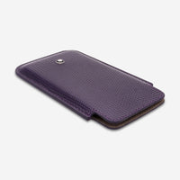 Montblanc La Vie De Boheme Purple Leather Smartphone Case 109191 - THE SOLIST - Montblanc