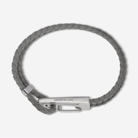 Montblanc Leather & Stainless Steel Men's Bracelet 11498763 - THE SOLIST - Montblanc