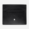 Montblanc Meisterstuck 4810 Black Leather Pocket Card Holder 129253 - THE SOLIST - Montblanc