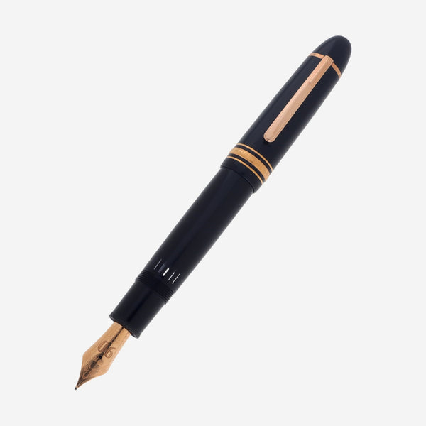 Montblanc Meisterstuck 90 Years Anniversary Black Fountain Pen (M) 111062 - THE SOLIST - Montblanc