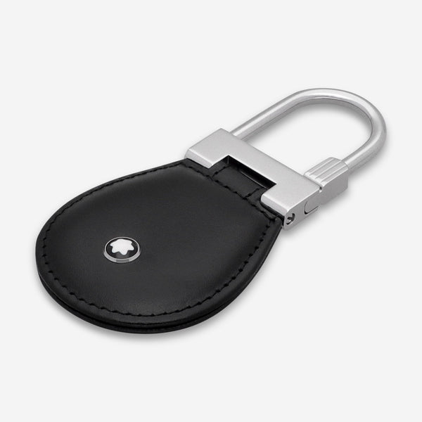 Montblanc Meisterstuck Black Leather Key Fob 130072 - THE SOLIST - Montblanc