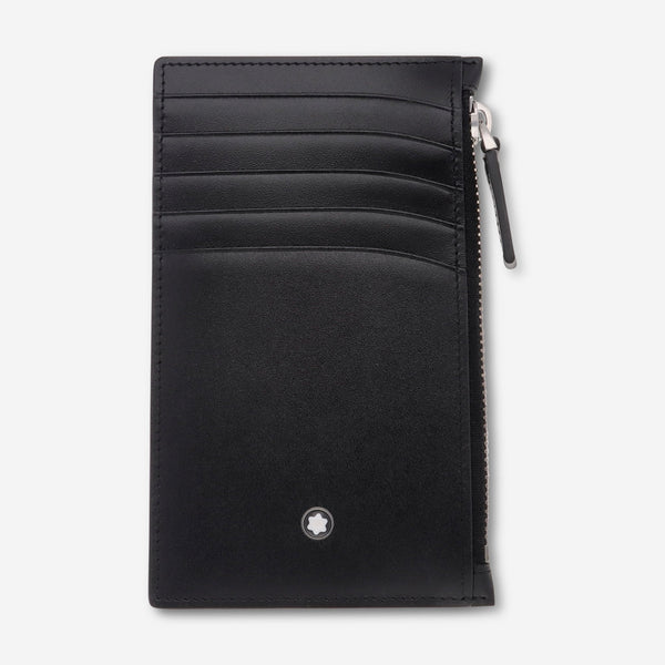 Montblanc Meisterstuck Black Leather Pocket Card Holder 5cc 118313 - THE SOLIST - Montblanc