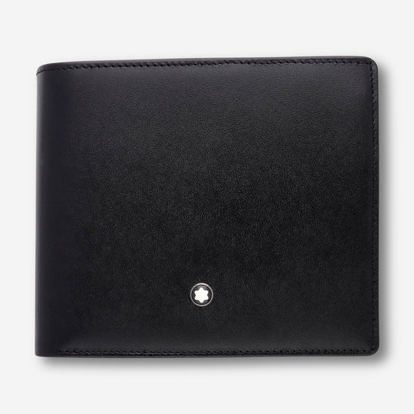 Montblanc Meisterstuck Black Leather Wallet 10cc With Coin Case 5524 - THE SOLIST - Montblanc