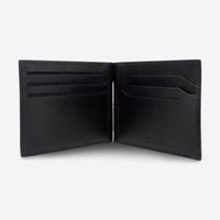 Montblanc Meisterstuck Black Leather Wallet 6cc With Money Clip 129245 - THE SOLIST - Montblanc