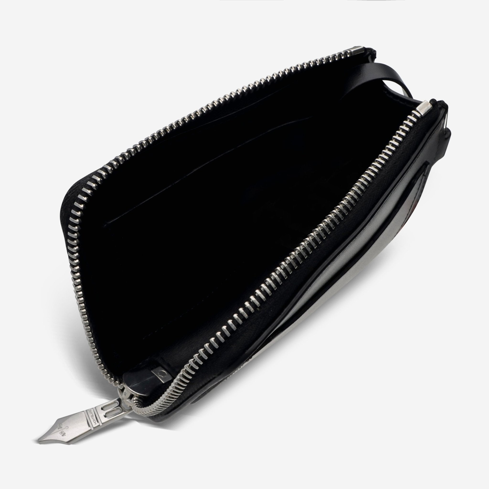 Montblanc Meisterstuck Black Leather Zipped Key Pouch 4cc 129689 - THE SOLIST - Montblanc