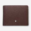 Montblanc Meisterstuck Brown Leather Bi - Fold Wallet 6cc 111925 - THE SOLIST - Montblanc