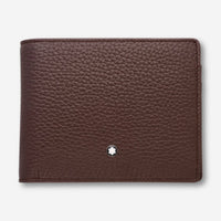 Montblanc Meisterstuck Brown Leather Bi - Fold Wallet 6cc 111925 - THE SOLIST - Montblanc