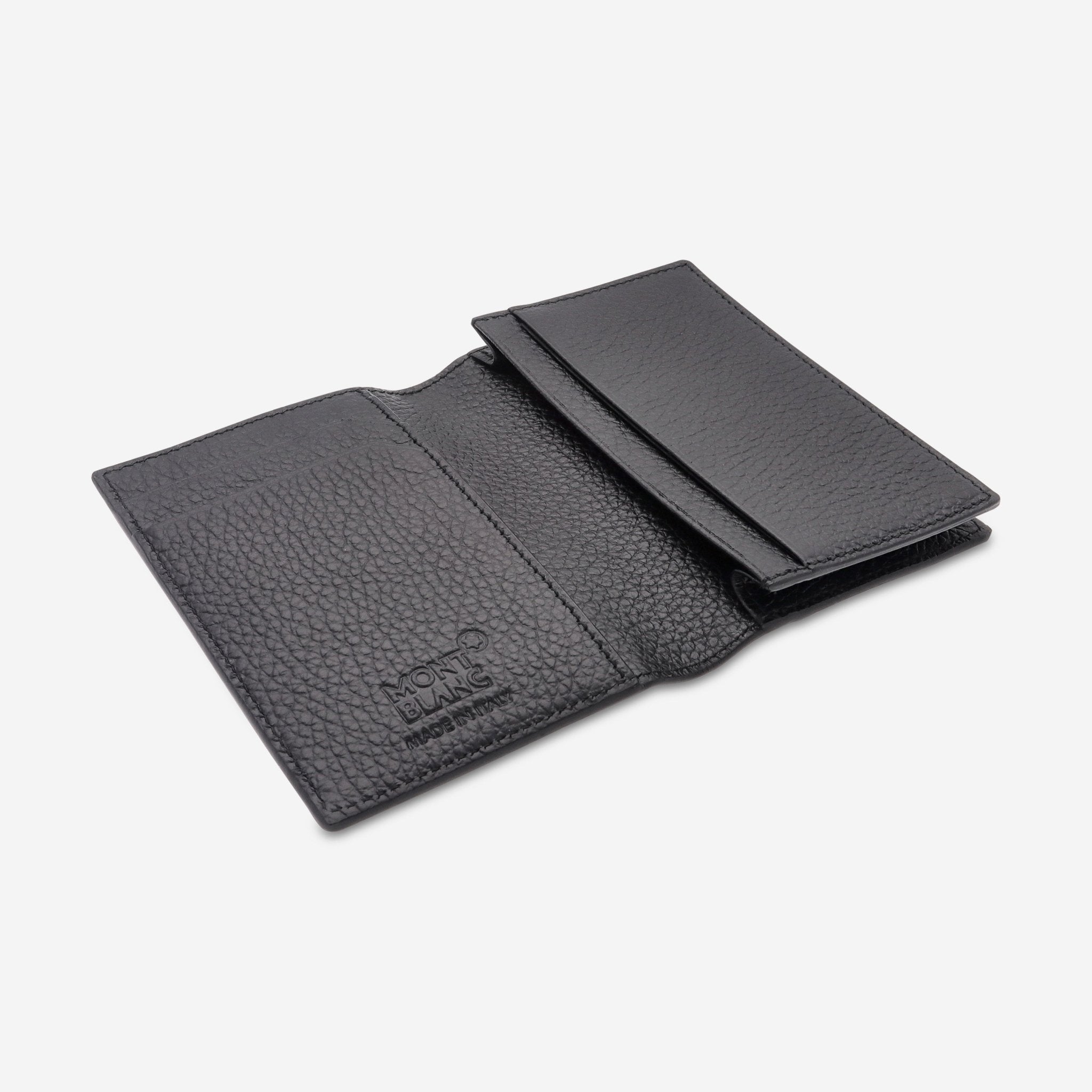 Montblanc Meisterstuck Gusset Black Leather Card Holder 105926 - THE SOLIST - Montblanc