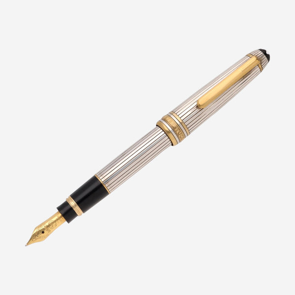 Montblanc Meisterstuck Hommage A Wolfgang Amadeus Mozart Silver Fountain Pen (F) 18174 - THE SOLIST - Montblanc