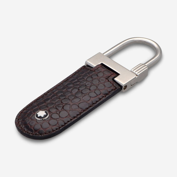 Montblanc Meisterstuck Mocha Leather Key Fob 107686 - THE SOLIST - Montblanc