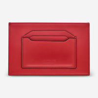 Montblanc Meisterstuck Red Leather Card Holder 6cc 129909 - THE SOLIST - Montblanc