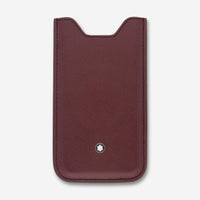 Montblanc Meisterstuck Selection Burgundy Leather Smartphone Case 109630 - THE SOLIST - Montblanc