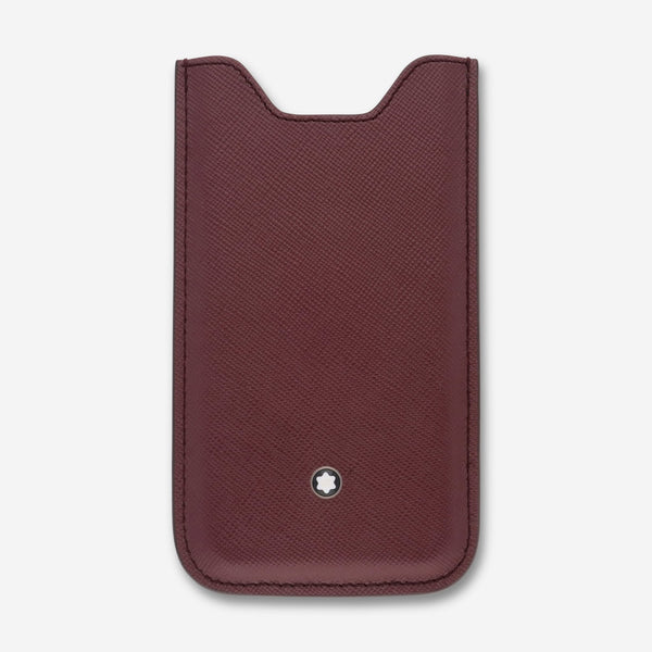 Montblanc Meisterstuck Selection Burgundy Leather Smartphone Case 109630 - THE SOLIST - Montblanc