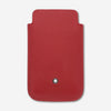 Montblanc Meisterstuck Selection Carmine Leather Smartphone Case 109148 - THE SOLIST - Montblanc