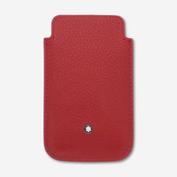 Montblanc Meisterstuck Selection Carmine Leather Smartphone Case 109148 - THE SOLIST - Montblanc