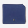 Montblanc Meisterstuck Selection Cobalt Leather Soft Wallet 6cc 130059 - THE SOLIST - Montblanc