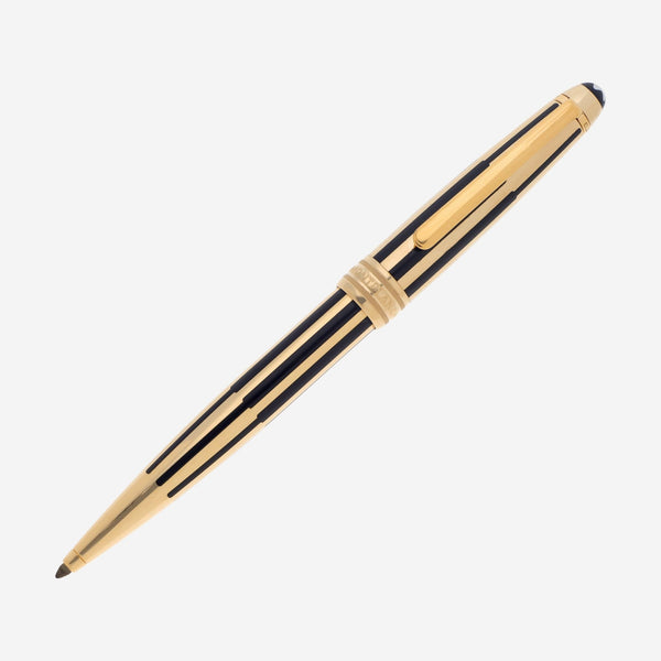 Montblanc Meisterstuck Solitaire Black and Gold Classique Ballpoint Pen 35981 - THE SOLIST - Montblanc