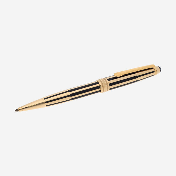 Montblanc Meisterstuck Solitaire Black and Gold Classique Ballpoint Pen 35981 - THE SOLIST - Montblanc