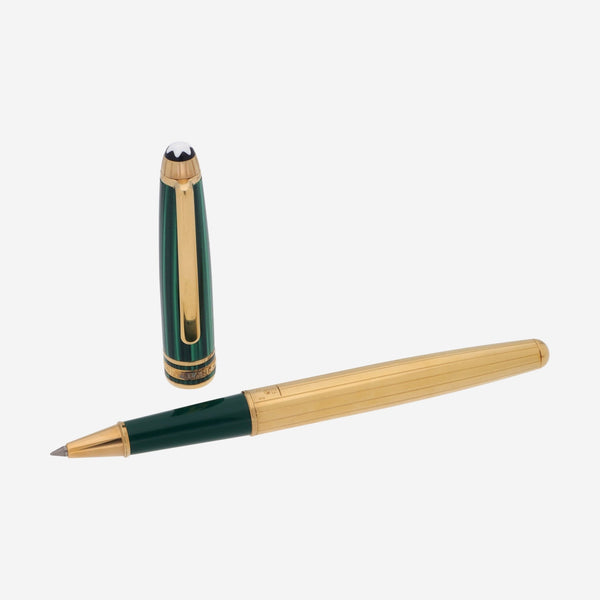 Montblanc Meisterstuck Solitaire Czar Nicolai Malachite Green Rollerball Pen 18745 - THE SOLIST - Montblanc