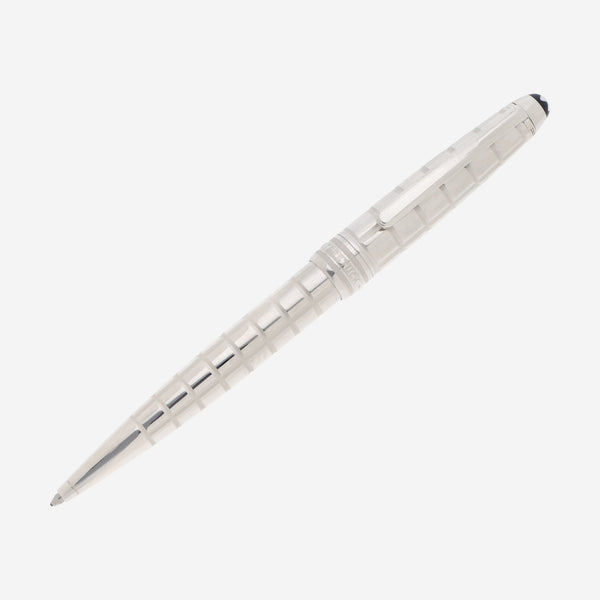 Montblanc Meisterstuck Solitaire Platinum - Plated Facet Classique Ballpoint Pen 38248 - THE SOLIST - Montblanc