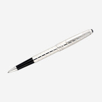 Montblanc Meisterstuck Solitaire Platinum - Plated Facet Classique Rollerball Pen 38247 - THE SOLIST - Montblanc