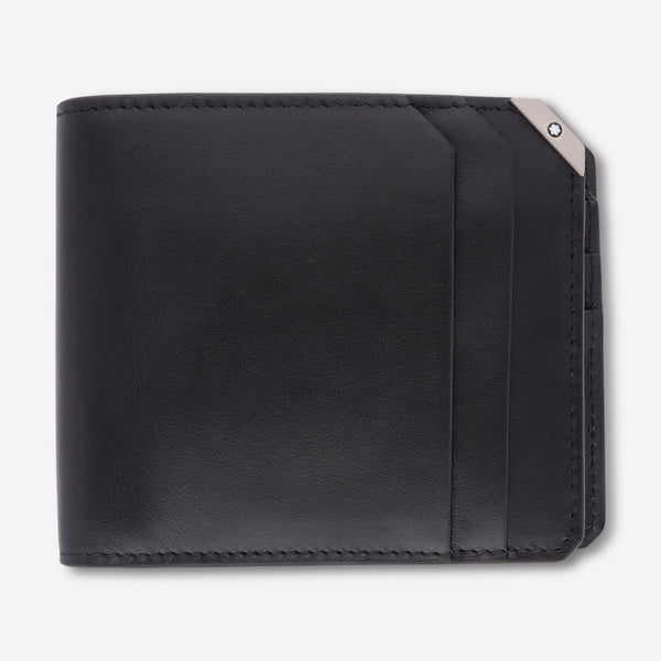 Montblanc Meisterstuck Urban Black Leather Wallet 6cc 124089 - THE SOLIST - Montblanc