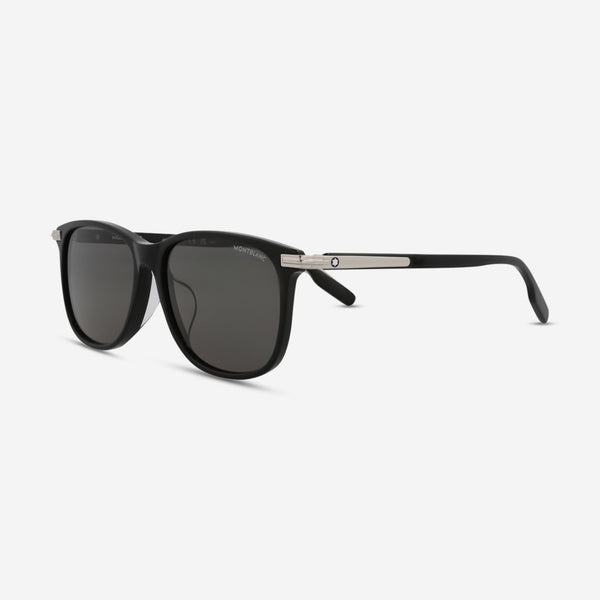 Montblanc Rectangular Acetate Men’s Sunglasses MB0216SA - THE SOLIST - Montblanc