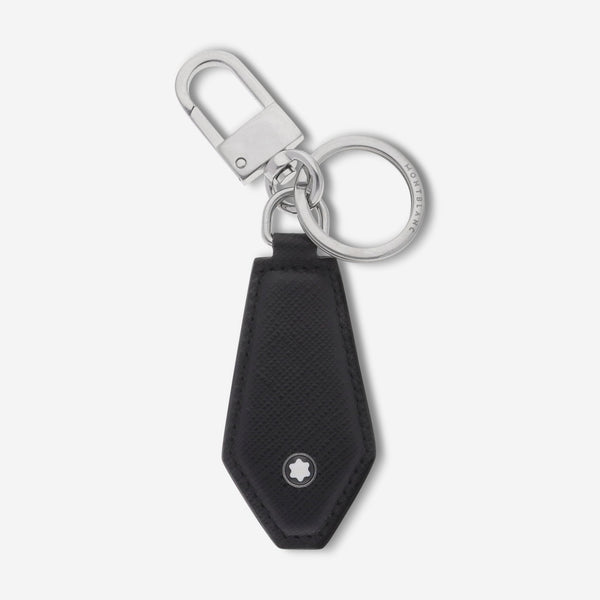 Montblanc Sartorial Black Leather Diamond Shaped Key Fob 130748 - THE SOLIST - Montblanc