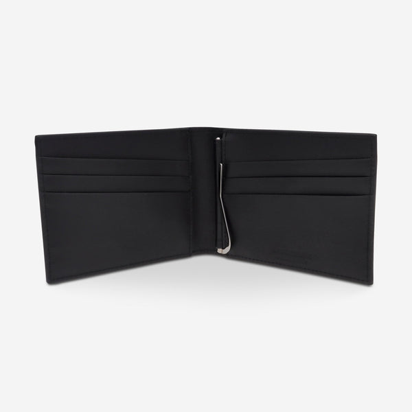 Montblanc Sartorial Black Leather Wallet 6cc With Money Clip 128576 - THE SOLIST - Montblanc