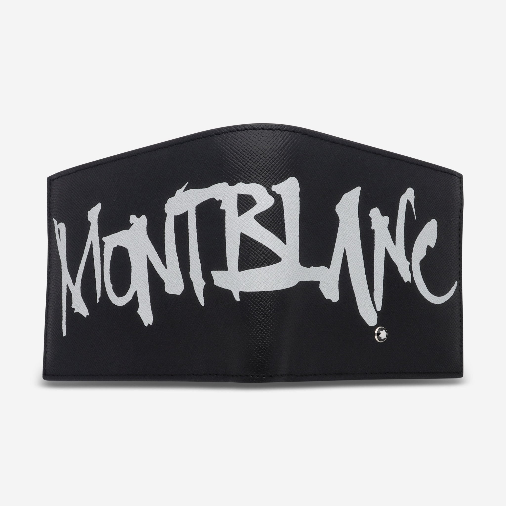 Montblanc Sartorial Calligraphy Black Leather Wallet 6cc 124138 - THE SOLIST - Montblanc